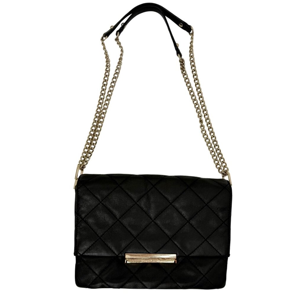 Kate Spade New York Emerson Place Lenia Black Quilted Leather Shoulder Bag - Picture 5 of 16